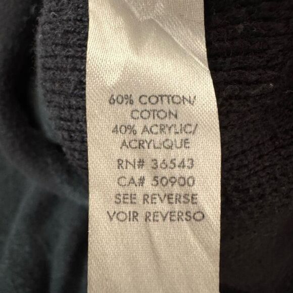 Calvin Klein Men’s Grey/Black Knit Sweater Size Small Round Neck Cotton Blend - Picture 8 of 9